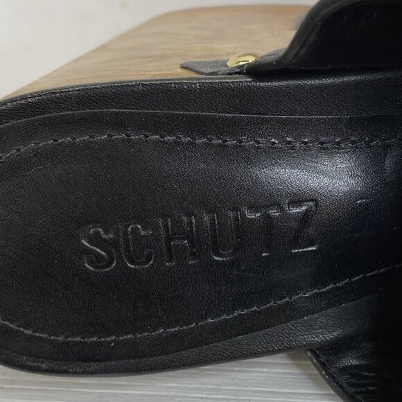 Schutz “Piper” Platform Leather Clogs – Women’s Size 6 (NWT) - Picture 5 of 13